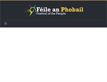 Tablet Screenshot of feilebelfast.com